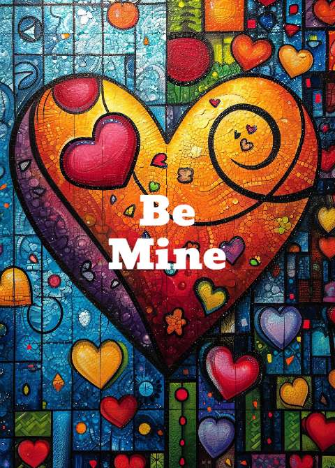 Preview for Be-mine-mosaic-art-love-template-3ecac
