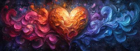 Preview for Vibrant-heart-art-valentines-facebook-template-db7c1