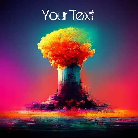 Preview for Vibrant-explosion-over-water-ai-image-template-6e0ba