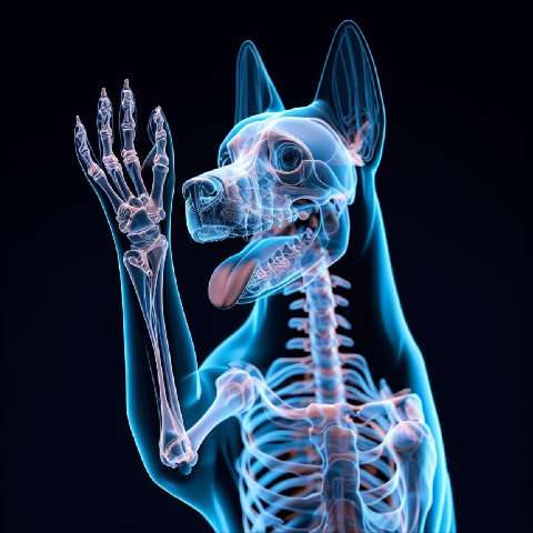 Preview for X-ray Of A Dog Design Template