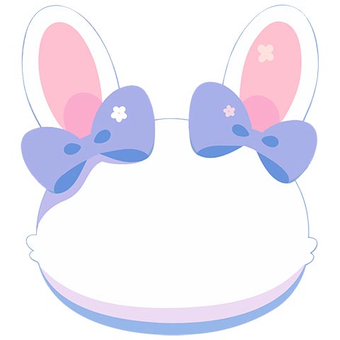 Preview for Bunny-ears-headband-illustration-emoji-animal-template-e3d4b