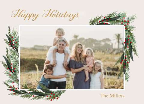 Preview for Millers-holiday-greeting-card-christmas-card-template-c31df