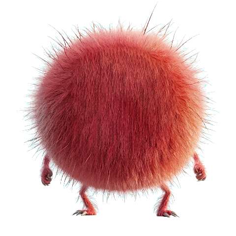 Preview for Red-fuzzy-creature-fuzzy-monster-template-e1da7