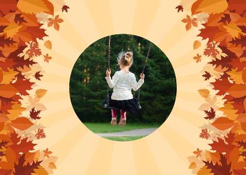 Preview for Autumn-swing-childhood-moment-thanksgiving-template-57ebb