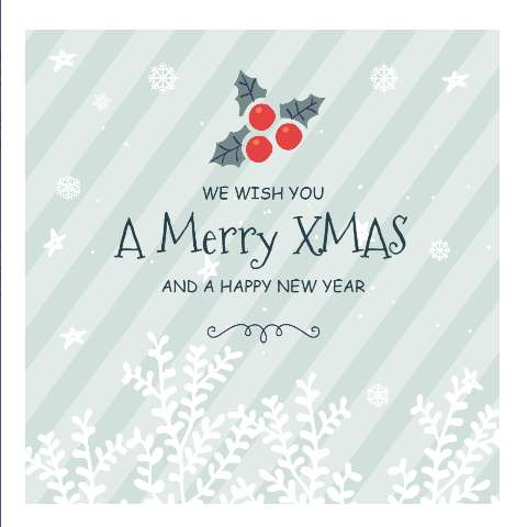 Preview for Merry-christmas-greeting-card-holiday-card-template-0073a