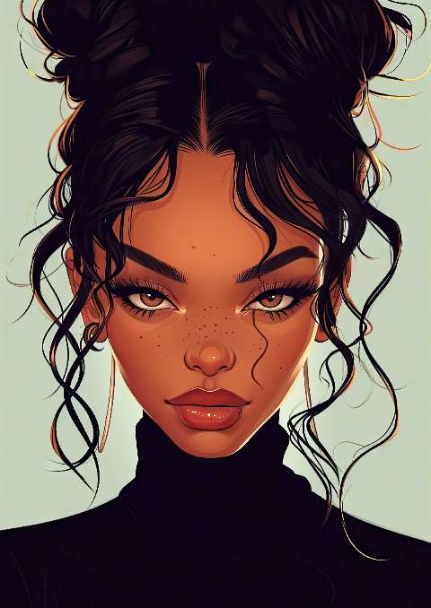 Preview for Digital-art-portrait-woman-celebrities-template-6c02d