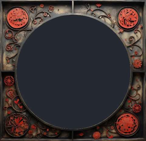 Preview for Steampunk-design-template-colorful-frame-e2a5f