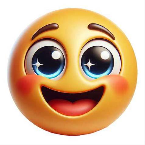 Preview for Blushing-emoji-face-aiemojiclassic-template-b4dd7