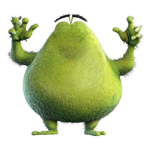 Preview for Green-furry-monster-character-fruit-monster-template-ed4bc