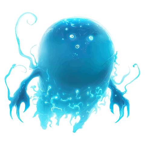 Preview for Blue-gelatinous-orb-tentacles-elemental-monster-template-794b2