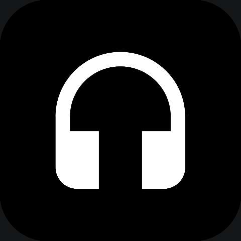 Preview for Headphones-icon-design-dark-icon-template-4602a