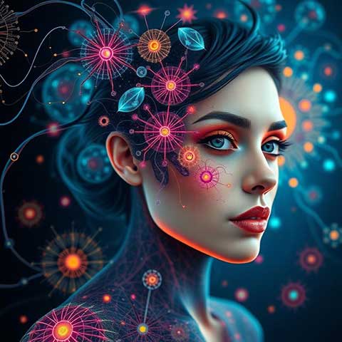 Preview for Futuristic-neon-portrait-aifeatured-template-63f29