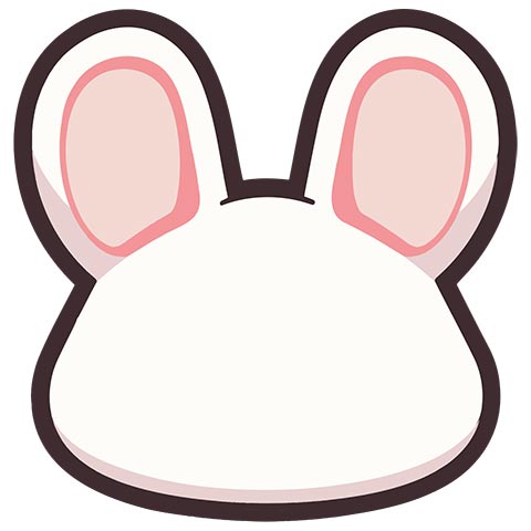 Preview for Cartoon-bunny-face-illustration-emoji-animal-template-063df