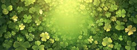 Preview for Shamrocks-lucky-background-st-patricks-template-51415