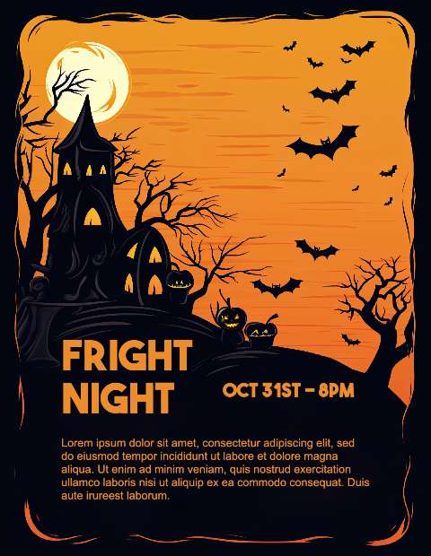 Preview for Halloween-fright-night-event-halloween-flyer-template-347e0