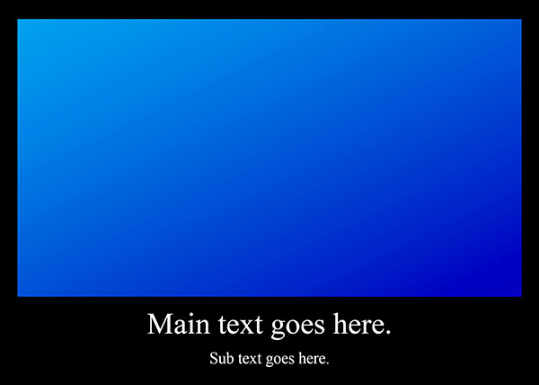 Preview for Blue-gradient-template-design-meme-de308