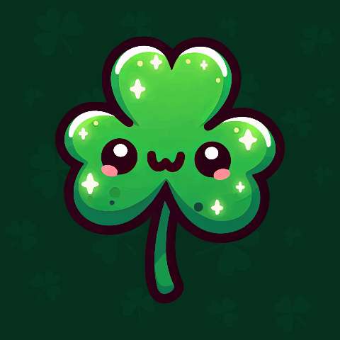 Preview for Lucky-four-leaf-clover-illustration-st-patricks-template-8c6ba