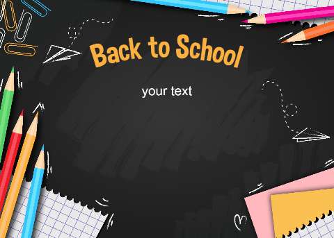 Preview for Back-to-school-supplies-template-46531