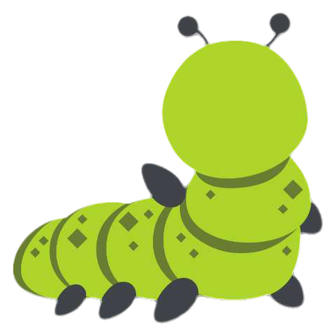 Preview for Green-caterpillar-illustration-emoji-animal-template-6b104