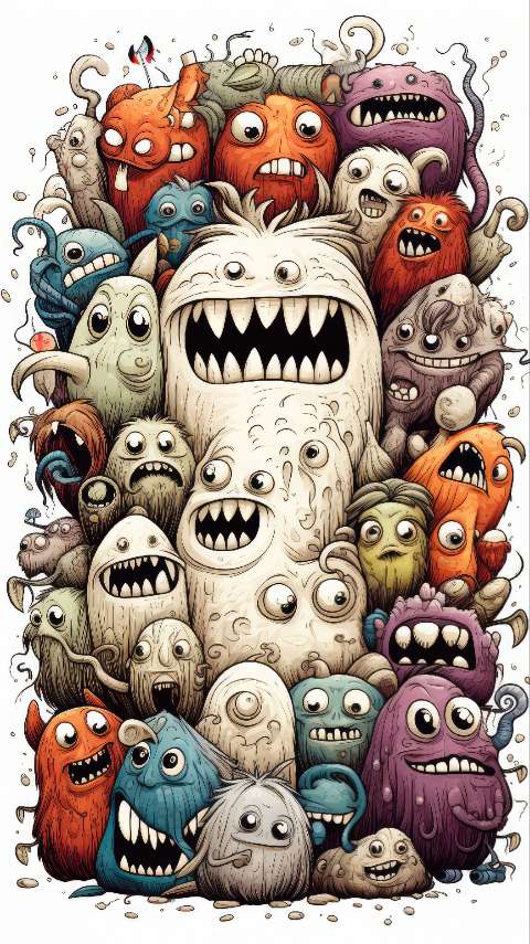 Preview for Cartoon-monsters-illustration-halloween-story-template-cd46f