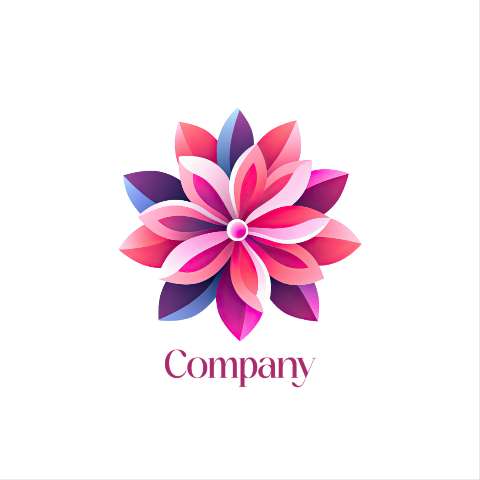 Preview for Company-logo-design-logo-flower-template-417d1