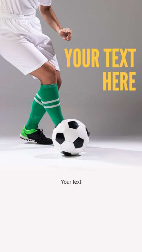 Preview for Soccer-player-action-shot-template-25442