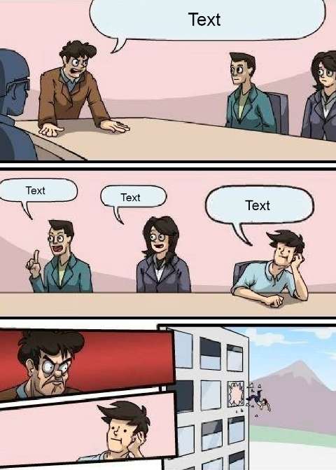 Preview for Business-meeting-chaos-comic-meme-cartoon-template-66719