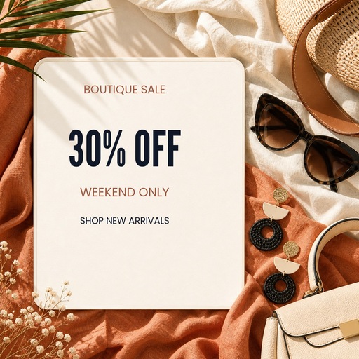 Preview for Boutique Sale Instagram Post Template