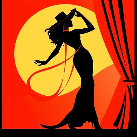 Preview for Cabaret-dancer-silhouette-art-aiartstyle-template-ec9ff
