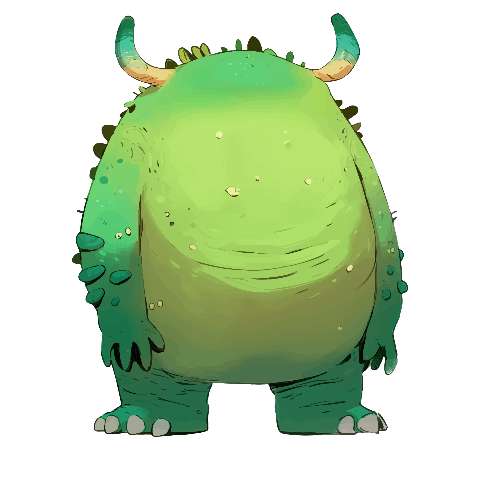 Preview for Green-cartoon-monster-illustration-large-monster-template-f20ec