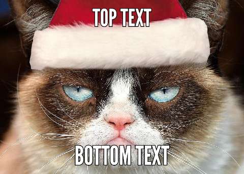 Preview for Grumpy-cat-christmas-meme-template-holidaymeme-822be