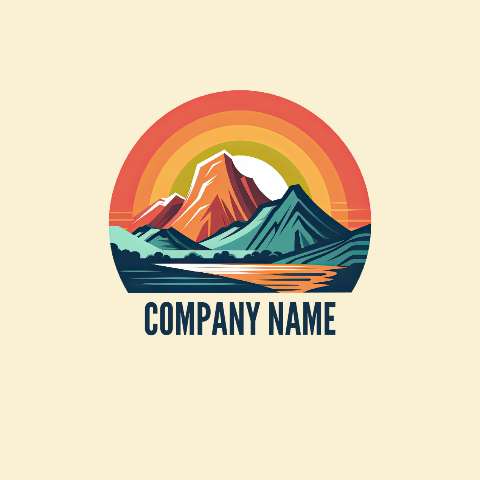 Preview for Mountain-landscape-logo-template-logo-mountain-f1725