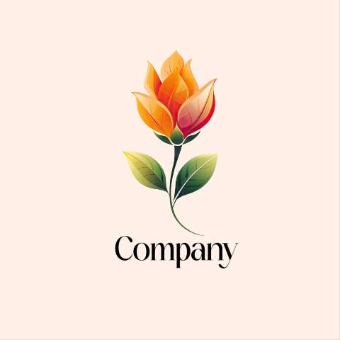 Preview for Company-logo-design-logo-flower-template-765e8