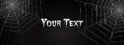 Preview for Spooky-spider-web-background-halloween-facebook-template-afae1