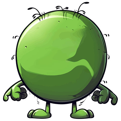 Preview for Green-cartoon-character-emoji-body-template-2221a