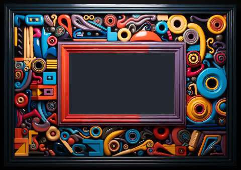 Preview for Vibrant-artistic-frame-design-colorful-frame-template-4be48