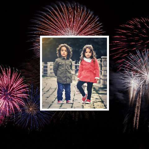 Preview for Children-enjoying-fireworks-fourth-of-template-b3cef