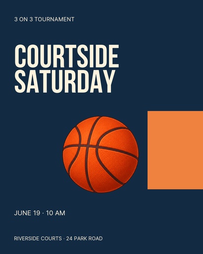 Portrait post size of Courtside Saturday