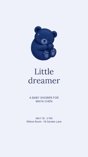 Story opener size of Little Dreamer