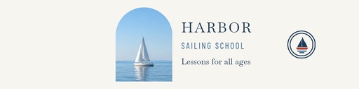 LinkedIn banner size of Harbor Sailing School