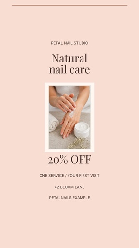 Story opener size of Petal Nail Studio