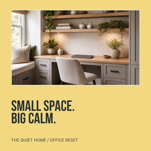 Square post size of Small Space Big Calm