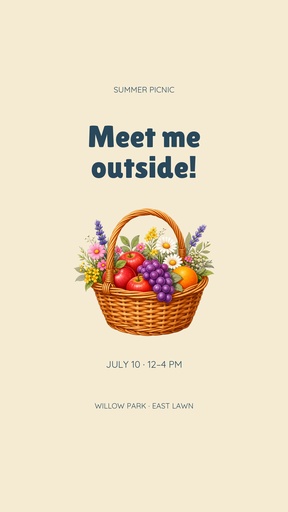 Story opener size of Meet Me Outside