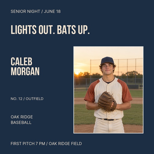 Square post size of Lights Out, Bats Up