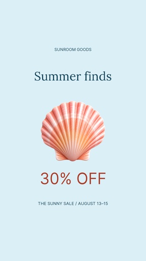 Static Reel cover size of The Sunny Sale