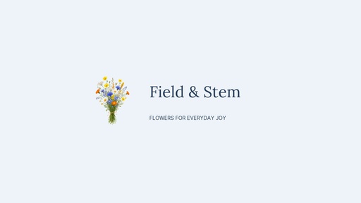 YouTube banner size of Field and Stem