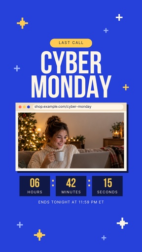 Story opener size of Cyber Monday Last Call