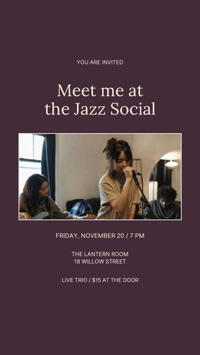 Story opener size of Meet Me at the Jazz Social
