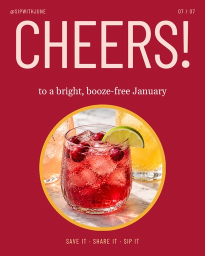 Carousel call to action size of Five Mocktails for Dry January