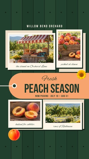 Story opener size of Fresh Peach Season